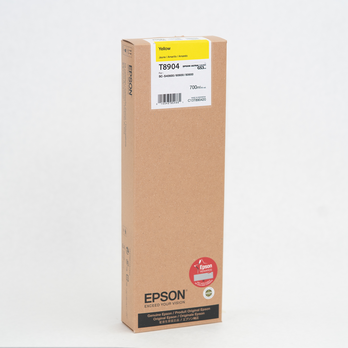 Epson T890 UltraChrome GS3 Ink Cartridges (700 ML)