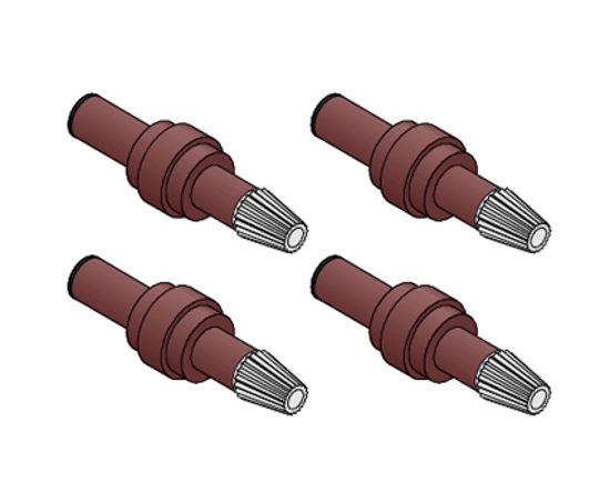 Summa Fiber Tip Black Pens - 4 Pack (MP06BK)