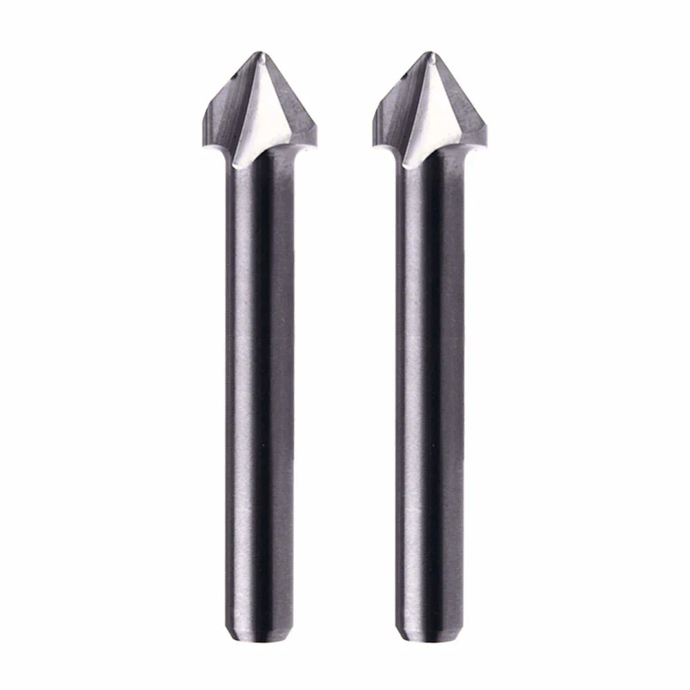 Summa V-Groove Router Bit D6/10 L50/6 2FL 90° - 2 Pack (500-9863)